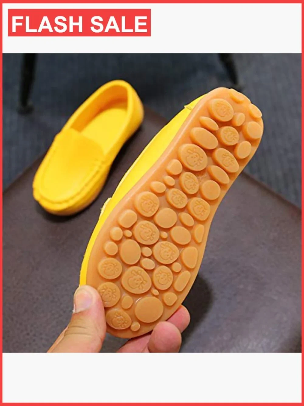 Toddler Slip-On Loafers Boys Girls Soft PU Leather Mocc